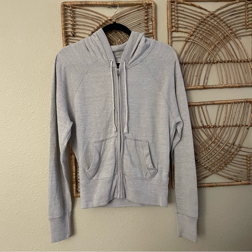 Ruehl 925 Zip Up Hoodie Long Sleeve Gray Y2K‎ Women's Sz S B13